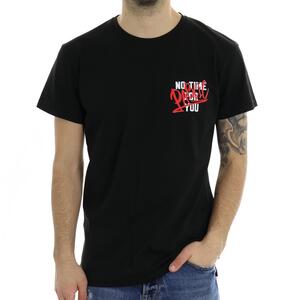 T-SHIRT NO TIME NERO